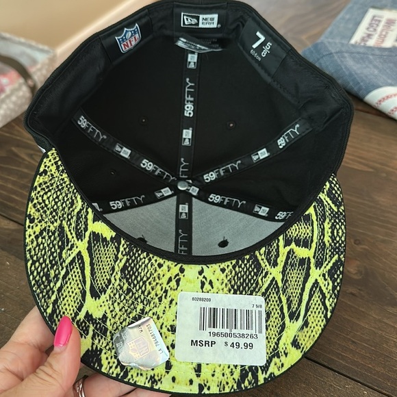 DALLAS COWBOYS OFFICIAL NFL NEW ERA 59FIFTY FITTED HAT SUPERBOWL XXX black green - Picture 5 of 5